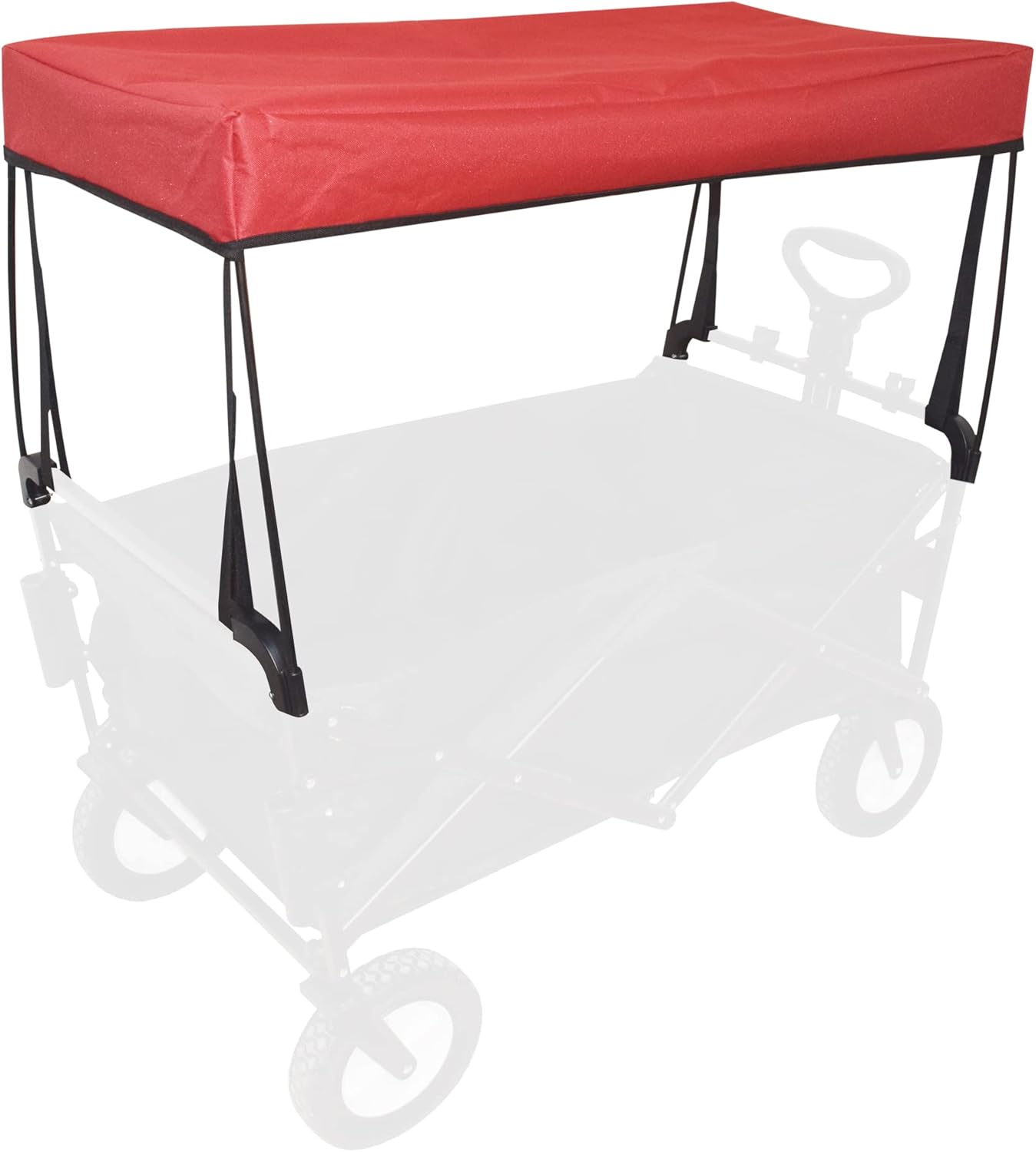 Toldo para accesorio de vagón, cubierta de toldo para niños, plegable, plegable, para playa, comestibles, empujar, tirar, carrito, repuesto,