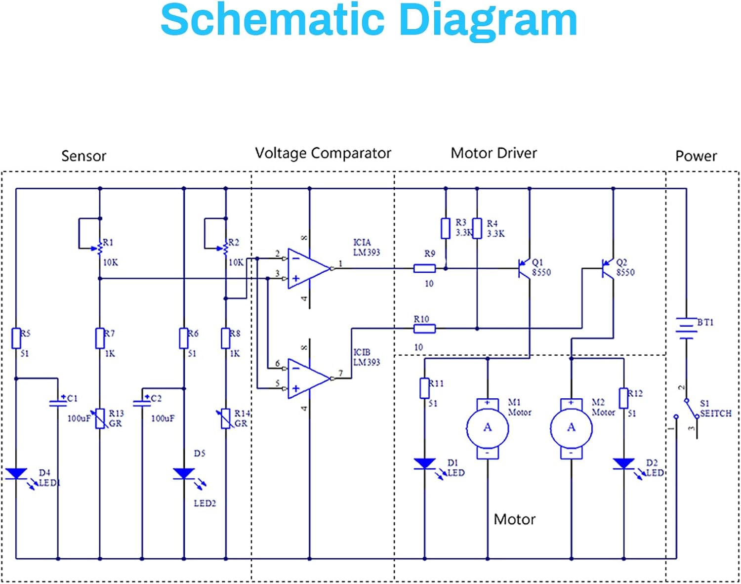MiOYOOW Práctica de soldadura de aprendizaje electrónico Kit de bricolaje Smart Car TT Motor Soldadura Kits Línea Siguiente Robot Principiantes DIY