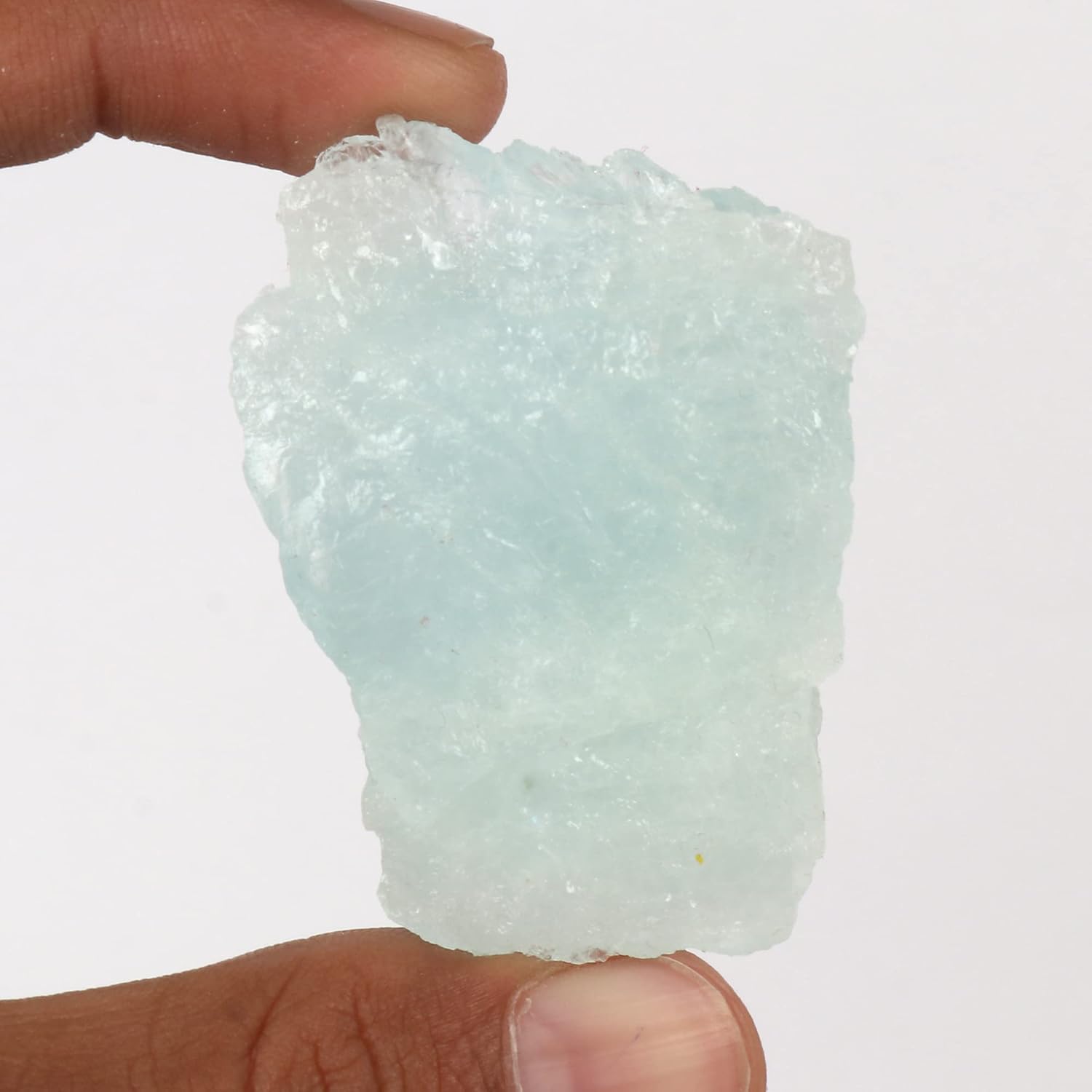 GEMHUB 262.6 CT Unique Natural Aqua Sky Aquamarine Energy Loose Gemstone Certified Aquamarine Gemstone Healing Power for Jewelry Making