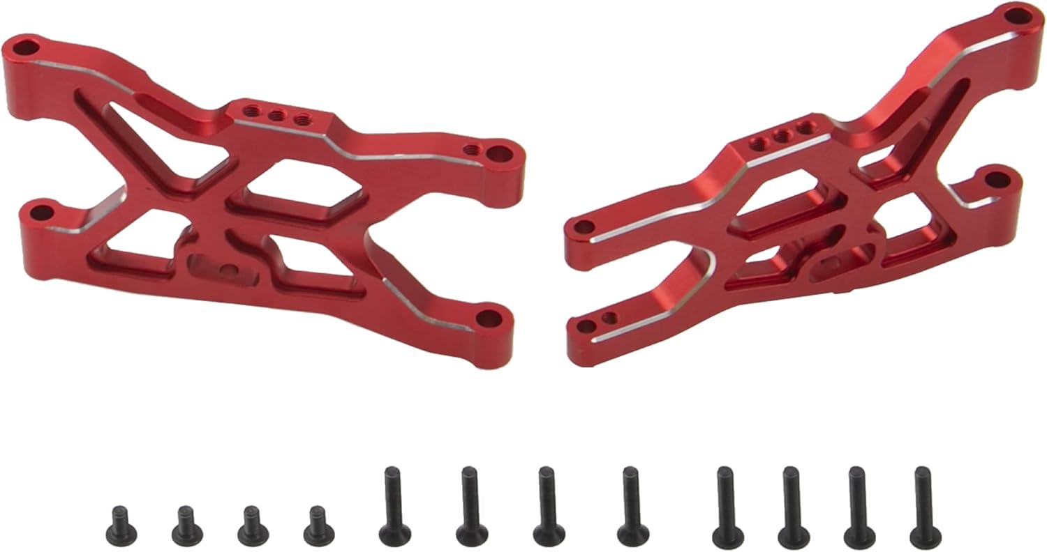 Juego de brazos de suspensión delanteros y traseros de metal que actualiza las piezas compatibles con Arrma 18 Infraction 4X4 MEGAVendetta 4X4 3S