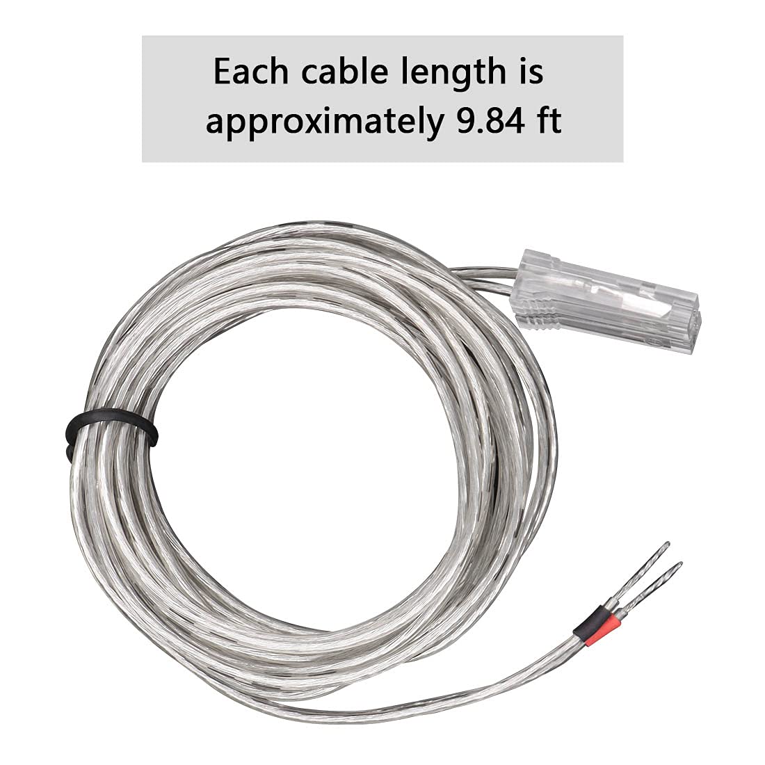 Cable de altavoz de 13.12 pies con conector para Sony DHC-AZ3DM DHC-AZ7DM DHC-FLX5D DHC-FLX7D MHC-GN660 MHC-GN770 MHC-GN880 MHC-GX9000 MHC-WZ5