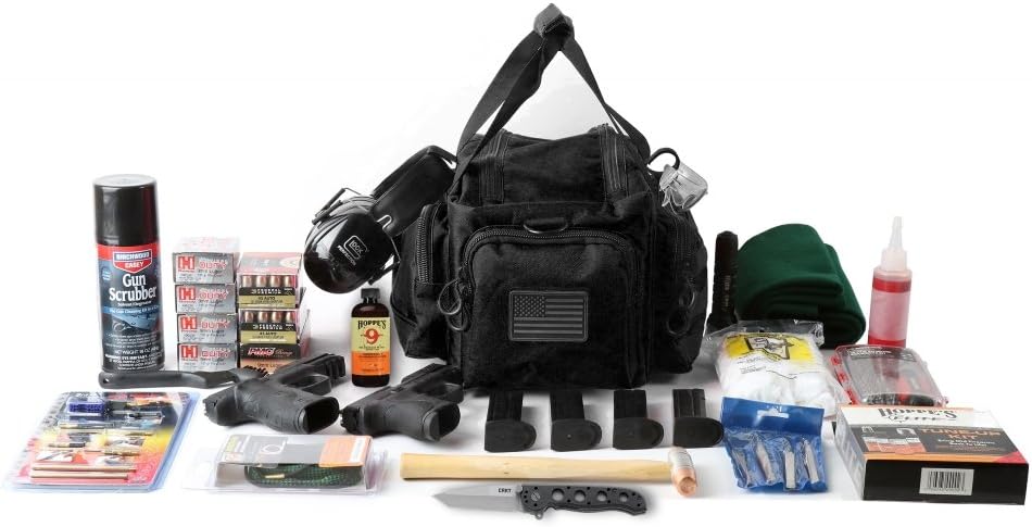 Exos Bolsa táctica de rango  Bolsa de rango de tamaño mediano para disparar  Estuche de pistola para pistolas, bolsa de munición, bolsa de rango