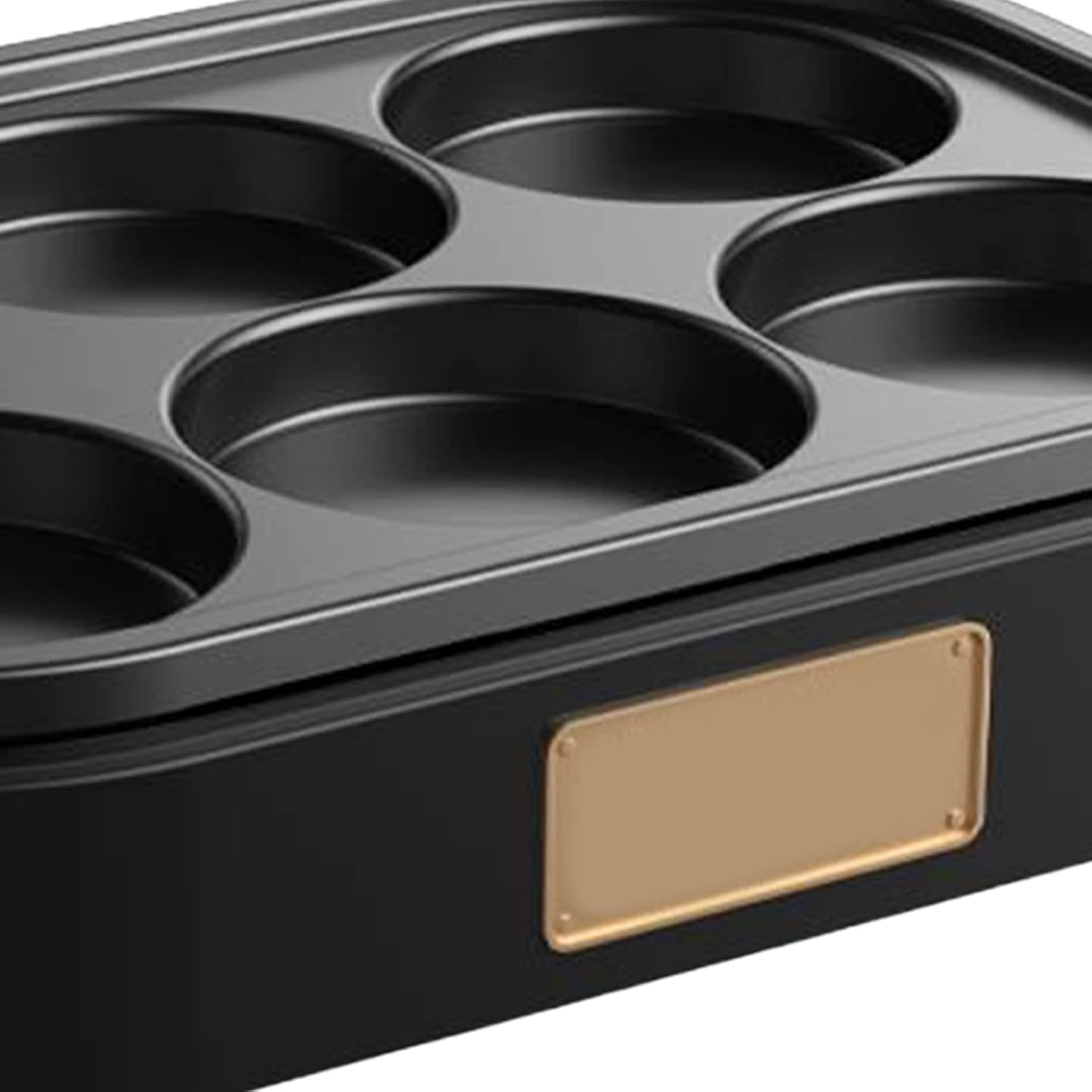 Mini sartén eléctrica para panqueques de 6 agujeros, sartén antiadherente de huevos, máquina para hornear antiadherente, desayuno multifuncional,