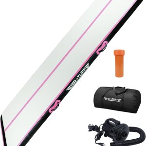 Colchoneta inflable de gimnasia  pista de aire con bomba eléctrica para gimnasio en casa, yoga, animación, equipo de gimnasia, incluye bolsa para Colchoneta inflable de gimnasia  pista de aire con bomba eléctrica para gimnasio en casa, yoga, animación, equipo de gimnasia, incluye bolsa para