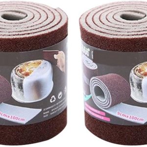 Healeved 2 rollos Emery Cepillo de limpieza de cocina, esponjas lavables para platos, cepillo de baño, esponjas de limpieza, esponjas de limpieza Healeved 2 rollos Emery Cepillo de limpieza de cocina, esponjas lavables para platos, cepillo de baño, esponjas de limpieza, esponjas de limpieza