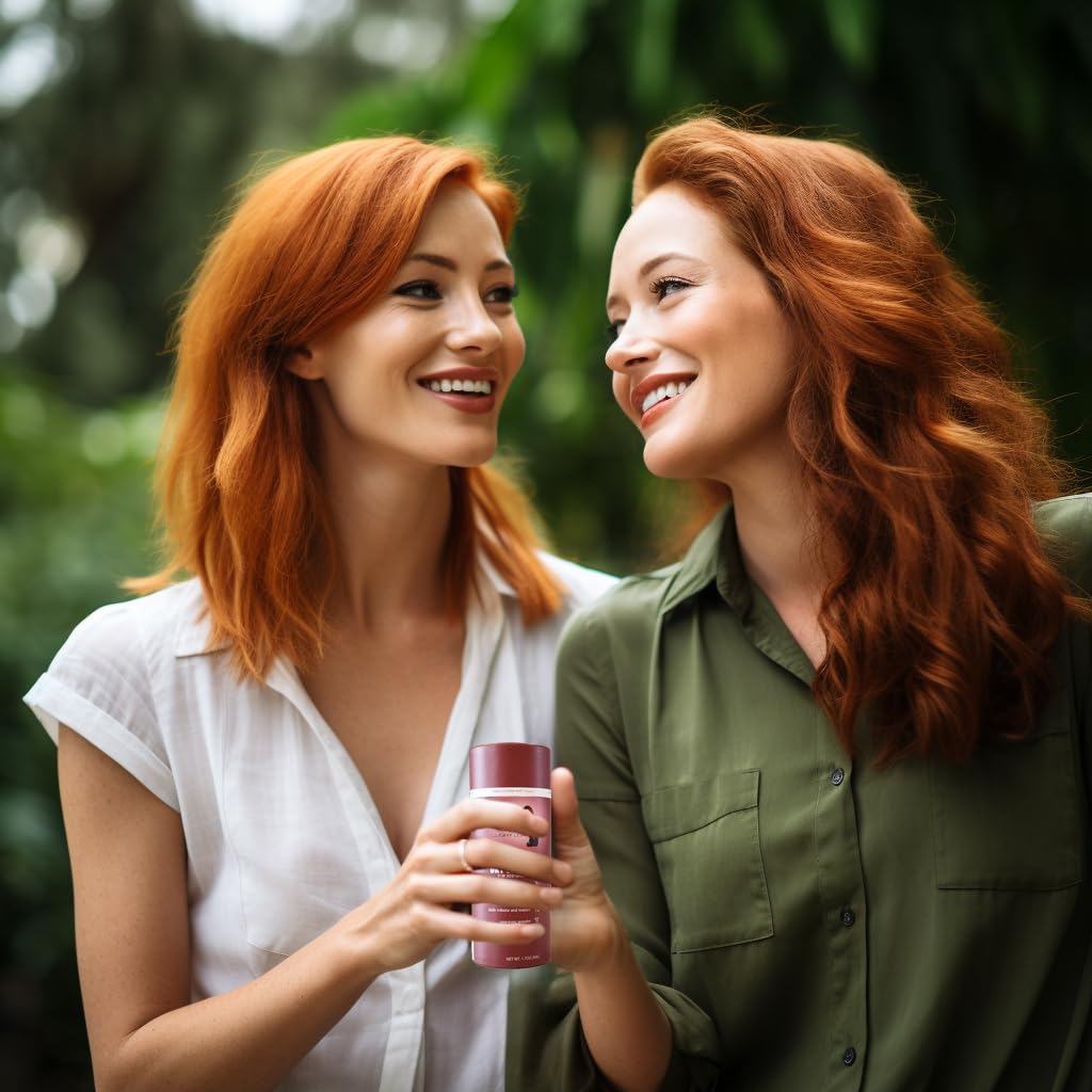 Champú seco en polvo para tonos de cabello rojo, todos los ingredientes naturales, no aerosol, no tóxico, embalaje respetuoso con la tierra