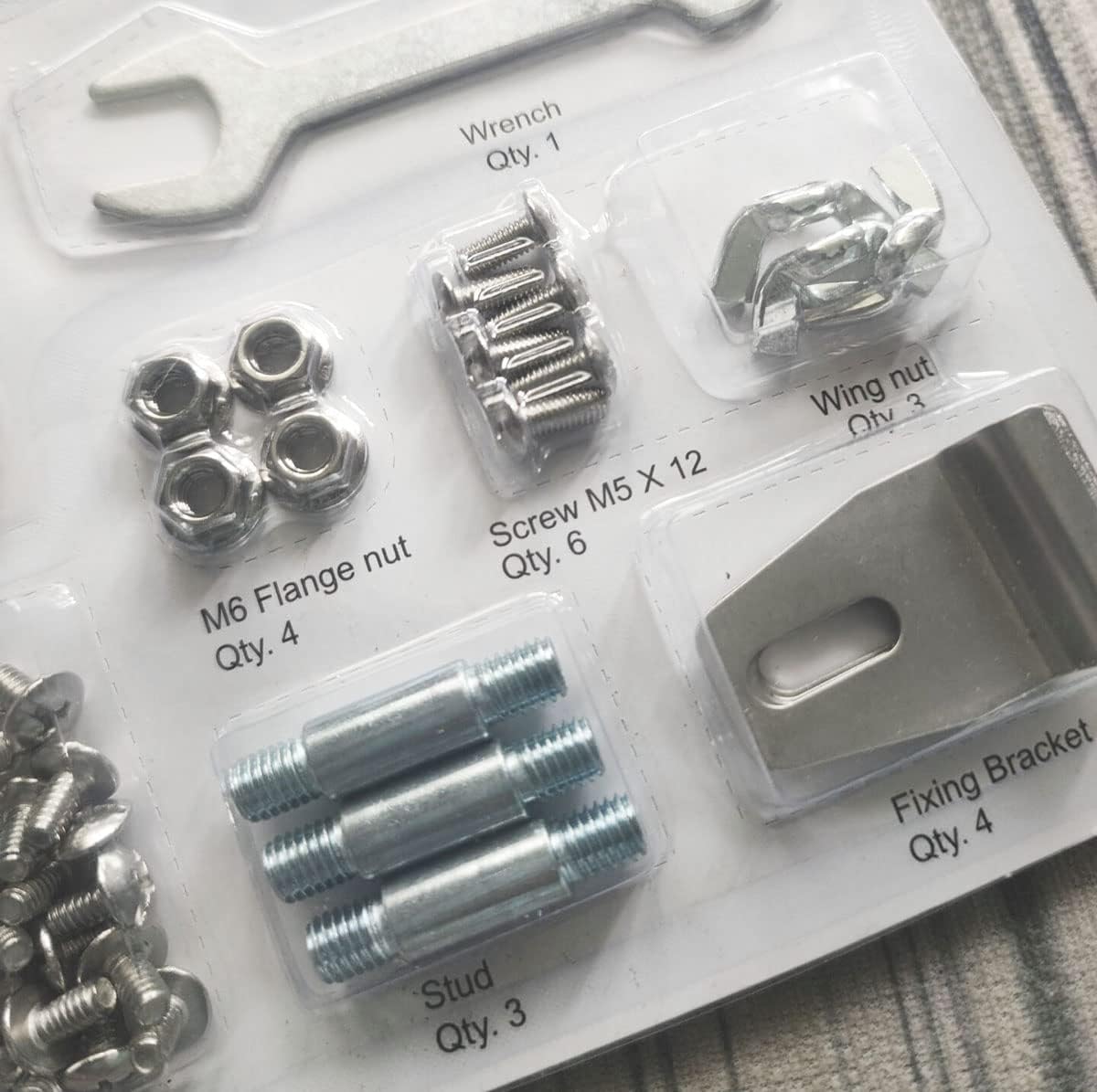 Juego de pernos maestros de calentador de propano pirámide para exteriores, juego de accesorios de repuesto para calentador de patio de tubo de