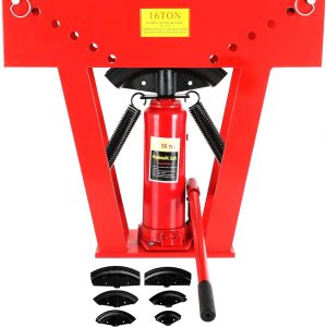 Dobladora de tubos hidráulicos Herramienta manual de dobladora de escape de cobre Troqueles (12,34,1,1-14,1-12,2,2,2,5,3″) Rodillos ajustables Dobladora de tubos hidráulicos Herramienta manual de dobladora de escape de cobre Troqueles (12,34,1,1-14,1-12,2,2,2,5,3″) Rodillos ajustables