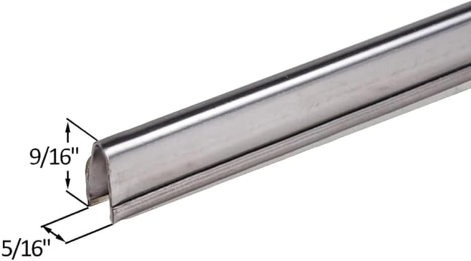 Cubierta de riel grande de alta calidad para puertas corredizas de vidrio de patio  Reparación de puertas correderas de repuesto de acero inoxidable