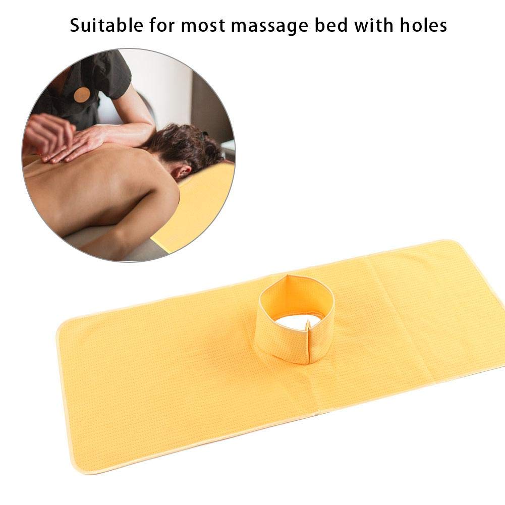 Sábanas de cama de masaje, sofá de masaje de salón de spa, protector de cama de algodón suave con agujero para el aliento facial, toalla de masaje