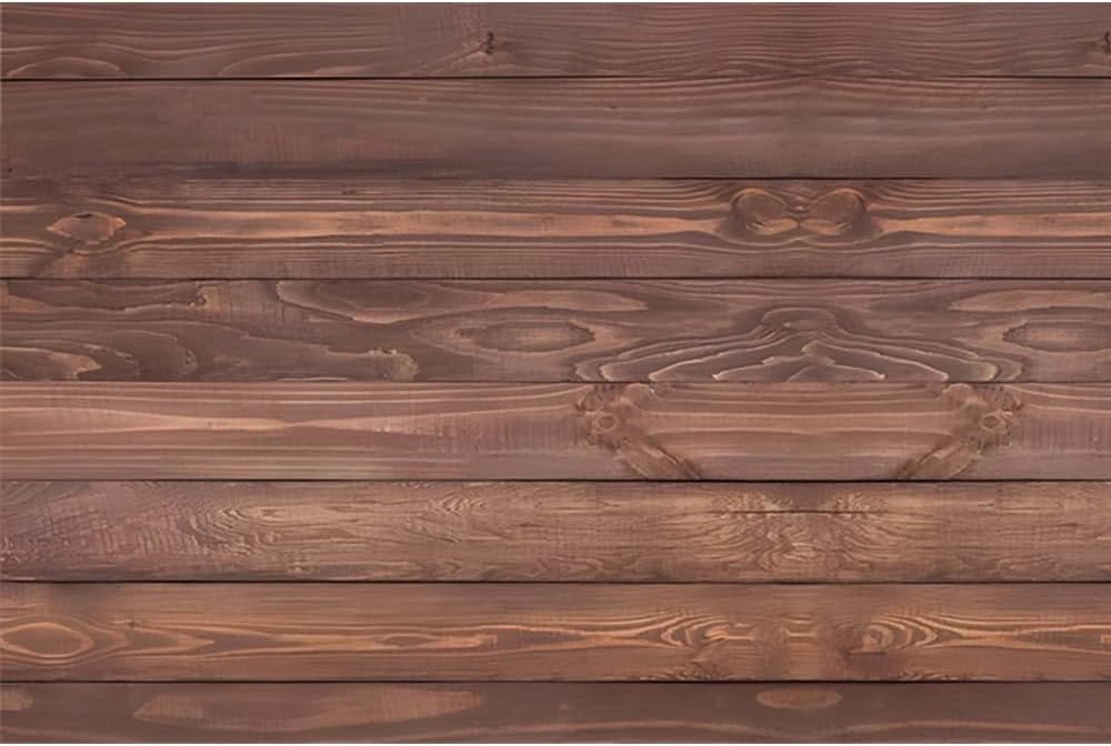 Telón de fondo de madera para fotografía de fiesta, 10 x 8 pies, fondo de madera marrón rústica para fotos, fondo de panel de madera, cumpleaños,