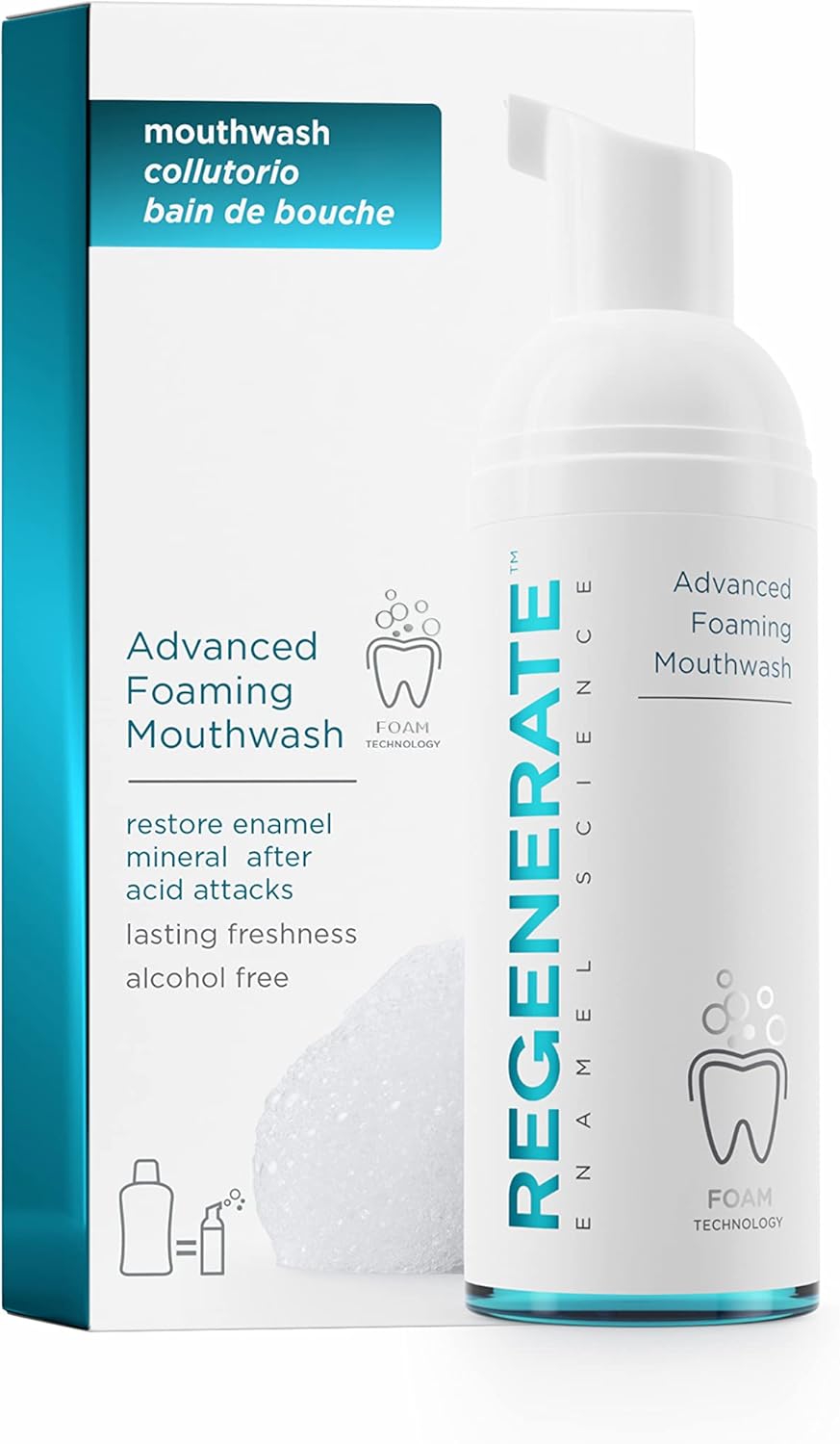 Regenerate Enjuague bucal espumoso avanzado 1.7 oz Fresh