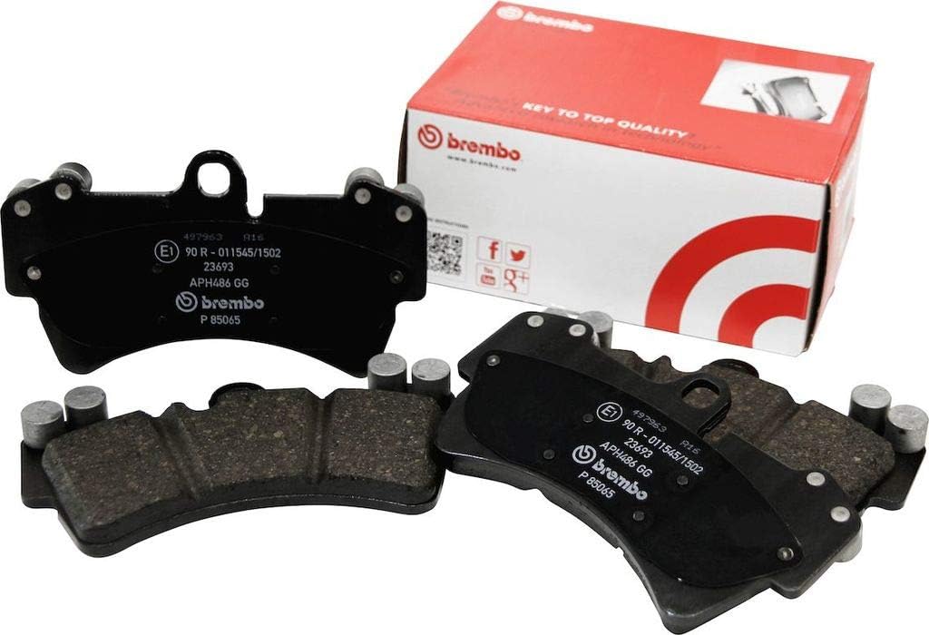 Brembo P65011N Juego de pastillas de freno de disco delantero de cerámica premium PORSCHE OE# 99635194910