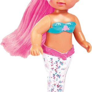 Simba 105733482 – Muñeca de sirena con purpurina Evi Love con aleta de cola, brillante al agitar, solo se suministra un artículo Simba 105733482 – Muñeca de sirena con purpurina Evi Love con aleta de cola, brillante al agitar, solo se suministra un artículo