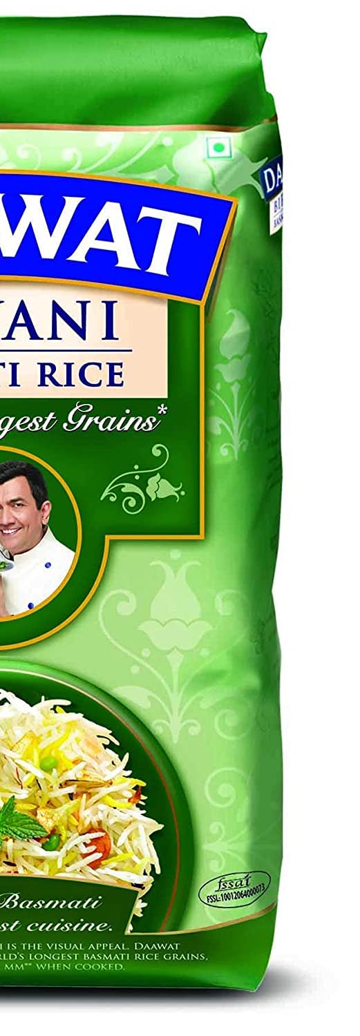 BBRATS Daawat Biryani Basmati Arroz, 2.2 lbs