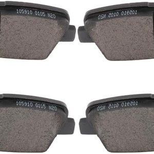 SCITOO Pastillas de freno traseras D1284-8401 para Hyundai Entourage, 2009 para Hyundai Genesis, 2010-2016 para Hyundai Genesis Coupe, 2009-2011 SCITOO Pastillas de freno traseras D1284-8401 para Hyundai Entourage, 2009 para Hyundai Genesis, 2010-2016 para Hyundai Genesis Coupe, 2009-2011