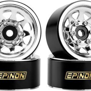 Rueda Beadlock de 1.0 pulgadas con anillo de abrazadera de latón para 118 TRX4M 124 Axial SCX24 FMS FCX24 RC Crawler accesorios de actualización de Rueda Beadlock de 1.0 pulgadas con anillo de abrazadera de latón para 118 TRX4M 124 Axial SCX24 FMS FCX24 RC Crawler accesorios de actualización de