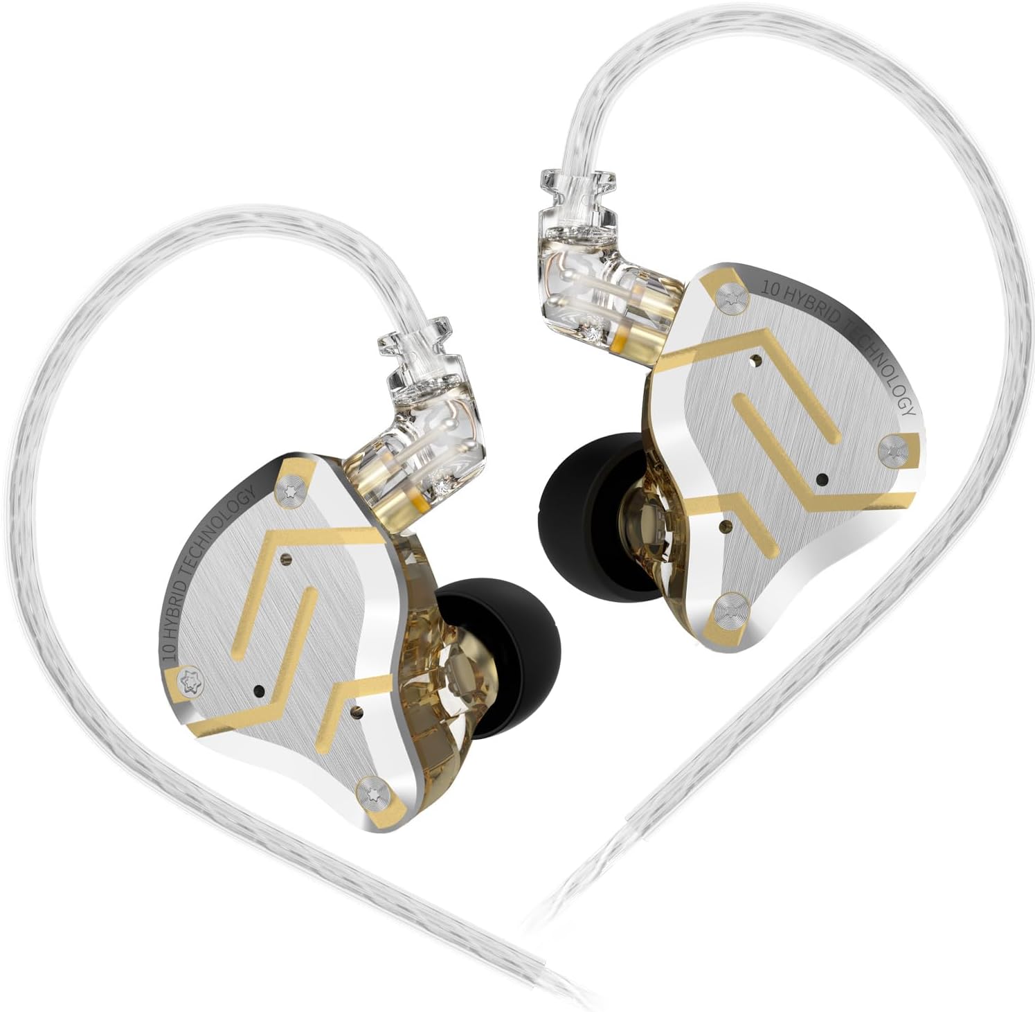 KZ ZS10 Pro IEM – Auriculares con monitor intrauditivo KZ, 4BA 1DD KZ, auriculares multicontrolador intrauditivo IEM, auriculares KZ, monitor en el