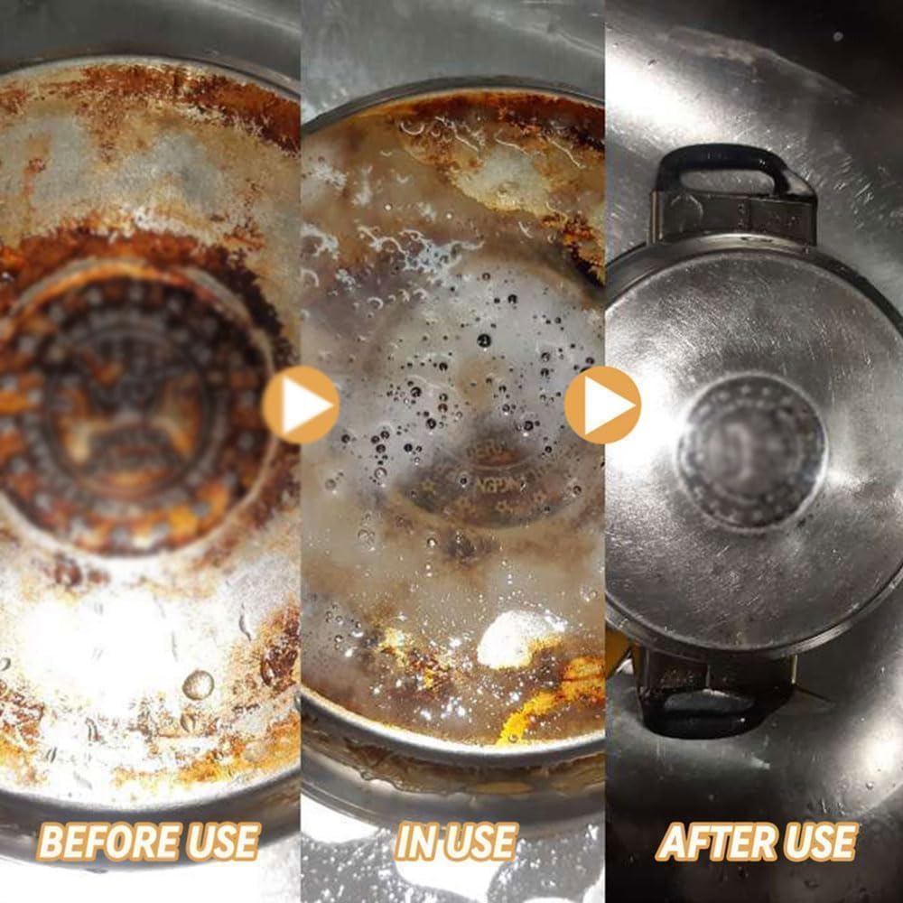 Potente limpiador de polvo multiusos de cocina, agente de limpieza fuerte multifuncional para el hogar, limpiador de espuma de cocina, limpiador de