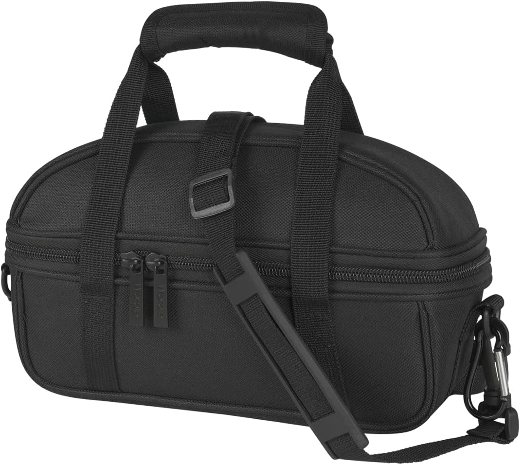 Travel Case with Carabiner and Shoulder Straps for Charge 5  Charge 4 Waterproof Bluetooth Speaker