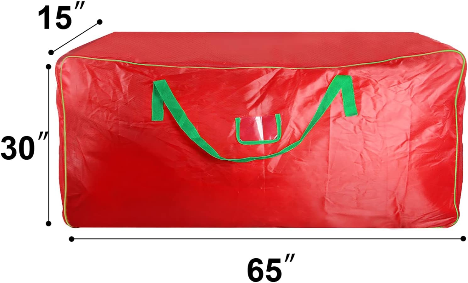 Bolsa de almacenamiento para árbol de Navidad, se adapta a árboles de hasta 9 pies, contenedor grande y duradero para árbol de Navidad que protege