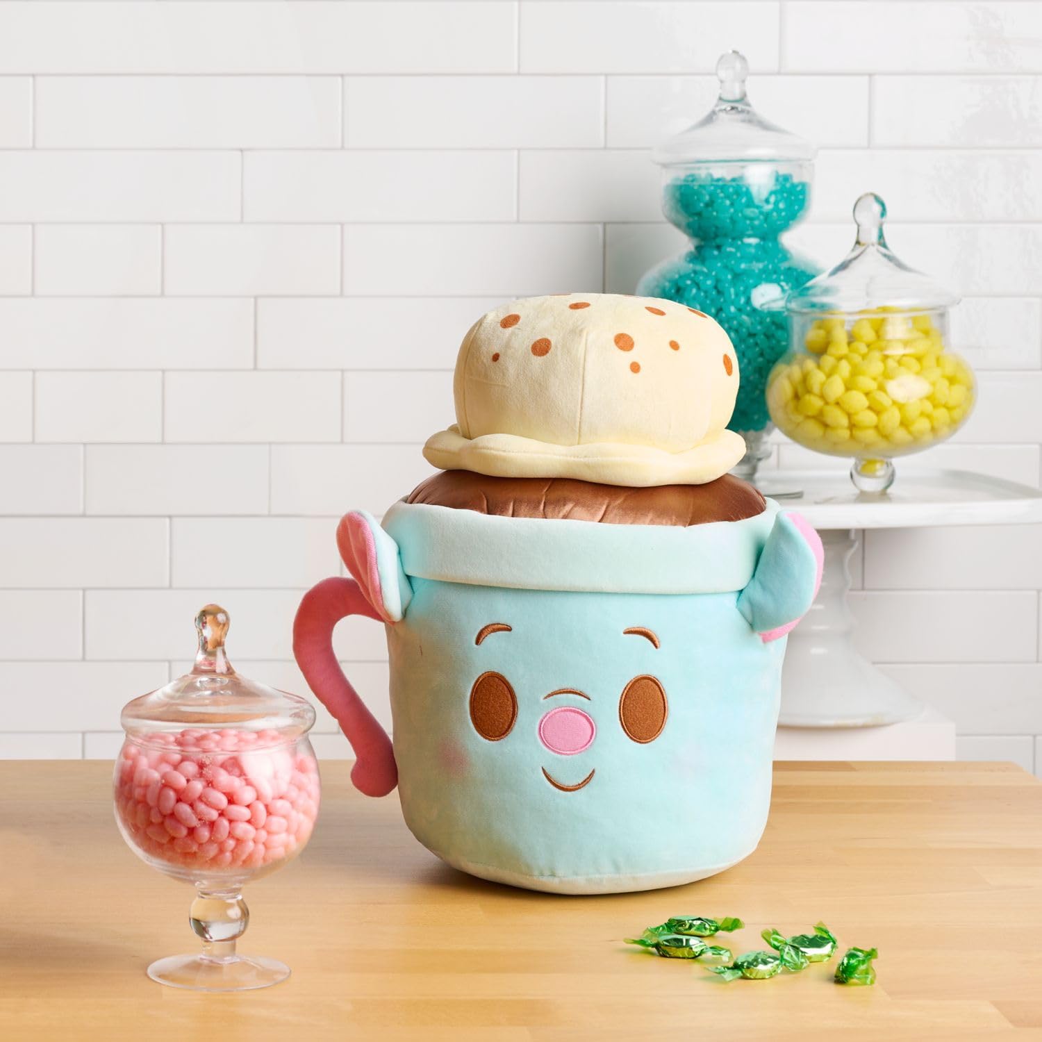 Disney Tienda oficial de peluche Remy Munchlings  Tema gourmet de chocolate caliente francés de Ratatouille  Colección Dynamic Duos  Juguete suave y