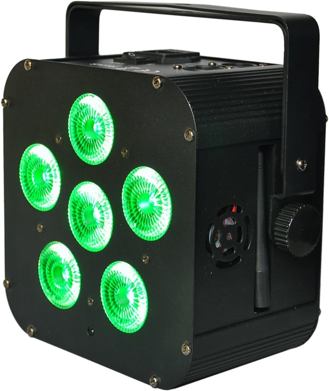 Luces de fiesta portátiles DJ discoteca, 6x18w Rgbaw UV 6in1 batería alimentación inalámbrica DMX LED Par luz para iluminación de escenario