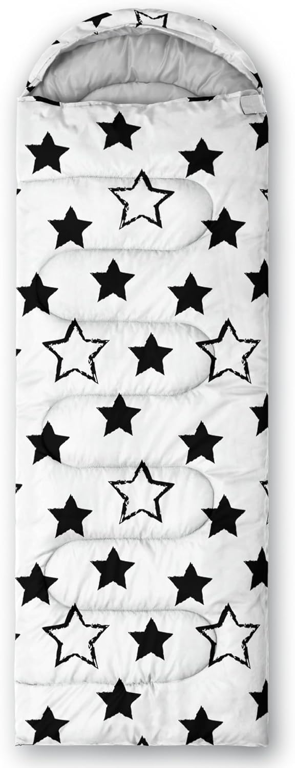 Axolotl Saco de dormir de unicornio para niños y niñas, saco de dormir ligero y cálido para clima frío, saco de dormir portátil impermeable con saco