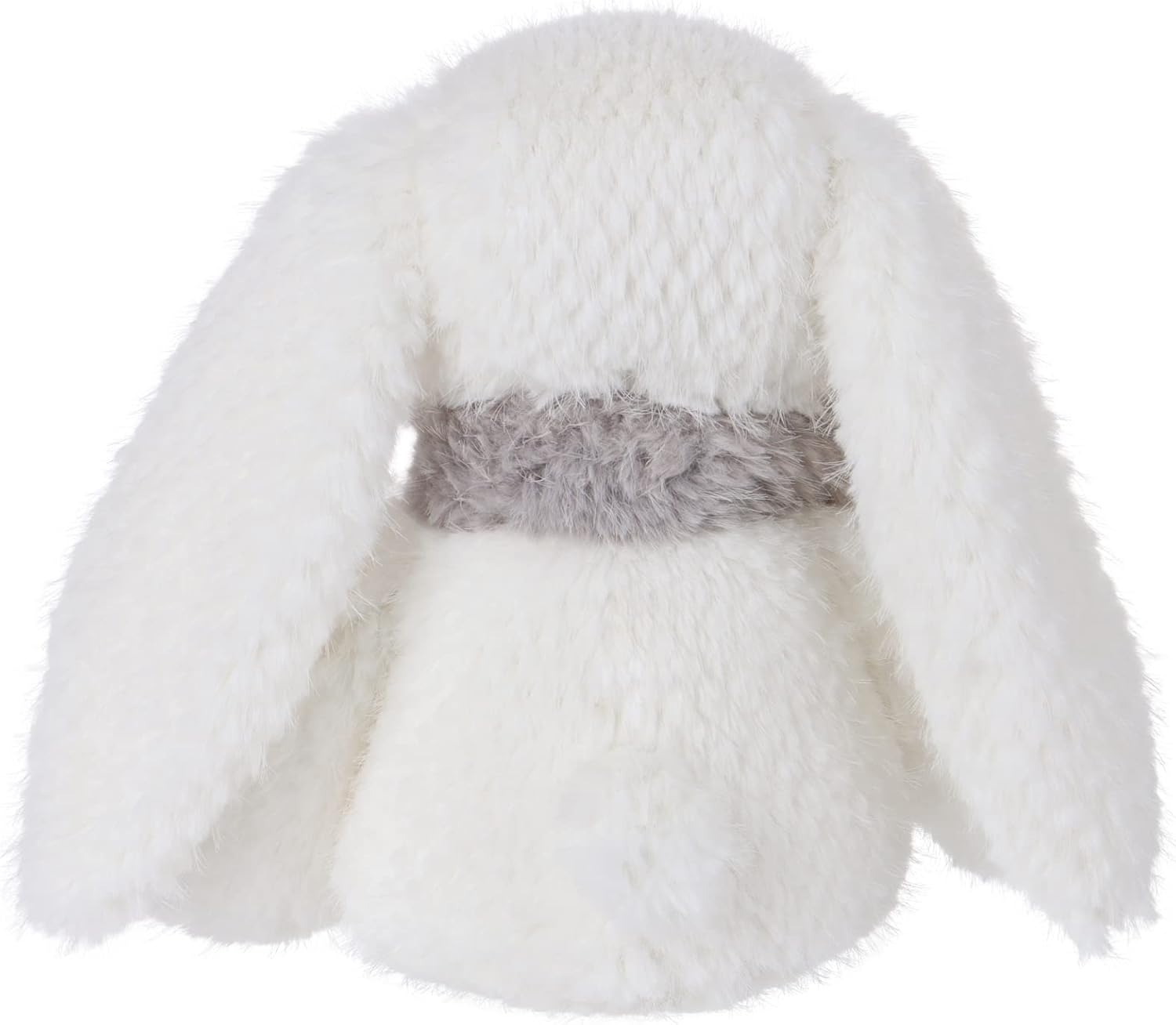 Apricot Lamb Juguetes de peluche blanco conejo con bufanda de peluche suave perfecto para niños 8.5 pulgadas