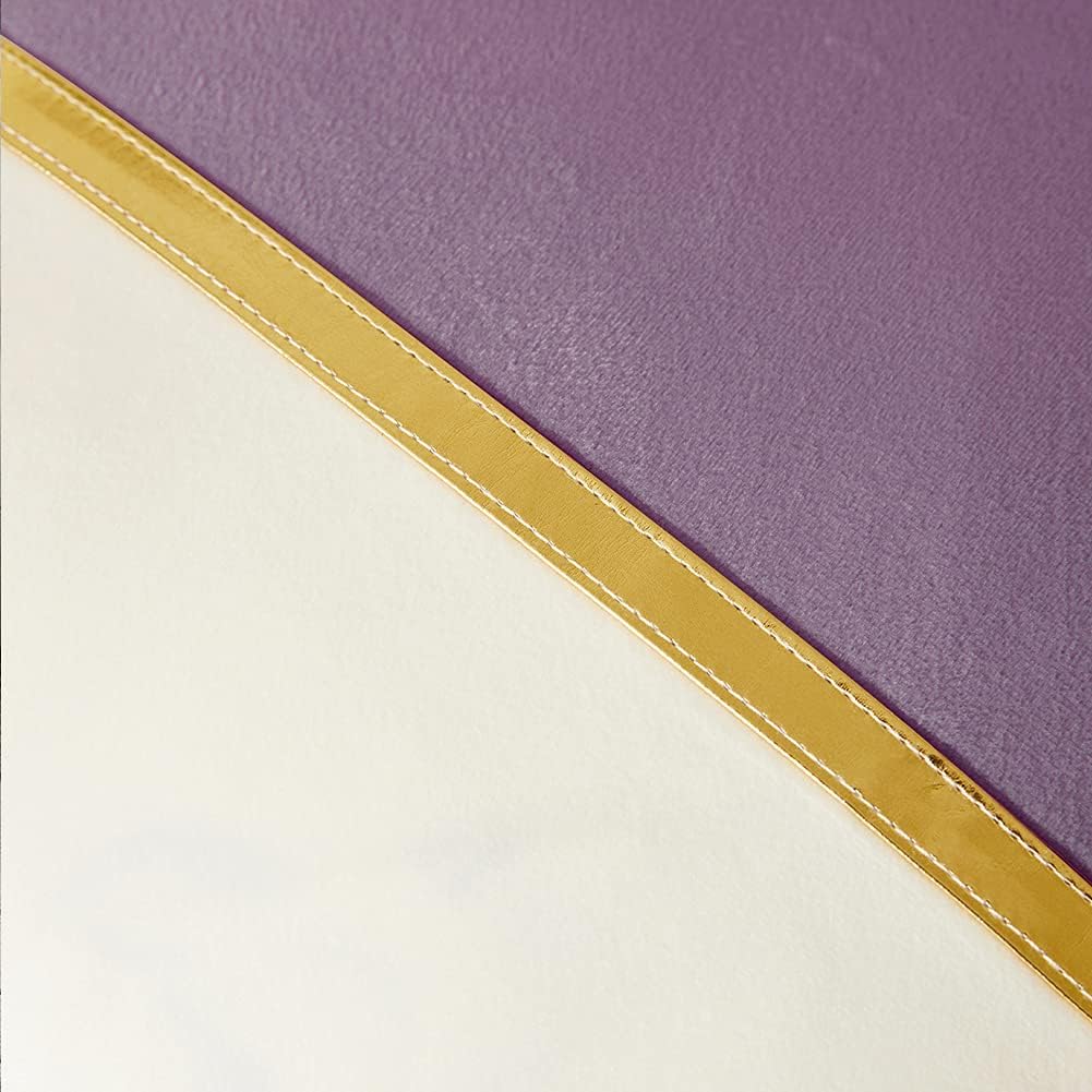 Fancy Homi 2 paquetes de fundas de almohada decorativas de 12 x 20 pulgadas para sofá cama de sala, retazos de terciopelo morado y blanco con cuero