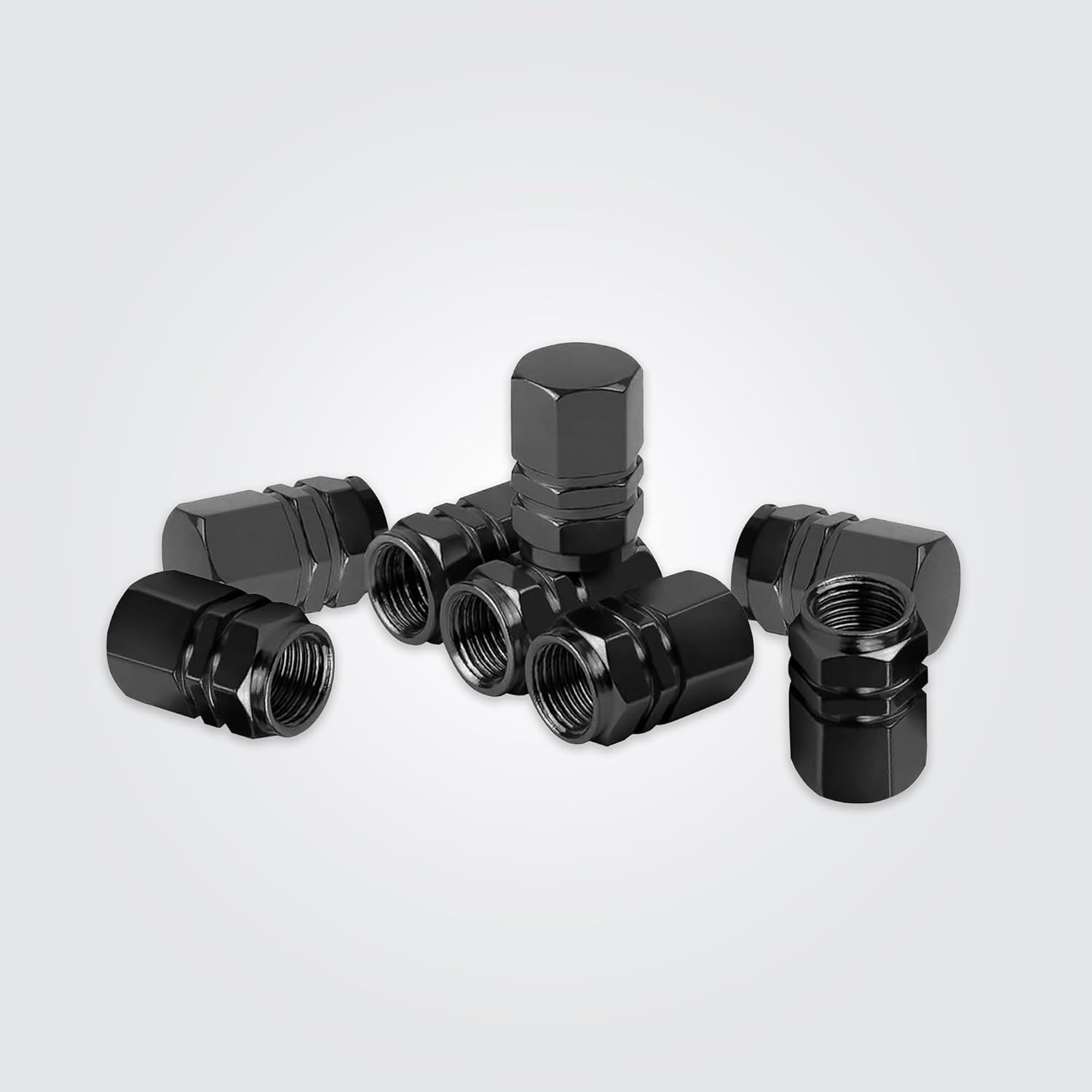 Tapones para válvulas de neumáticos de automóvil, 4 unidades, cubiertas universales para vástagos, juego de tapas de válvula de neumático de