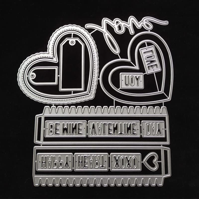 Heart Sweet Love Box – Plantillas de troqueles de corte de metal para hacer tarjetas, álbum, álbumes de recortes, manualidades, troquelado, corte de