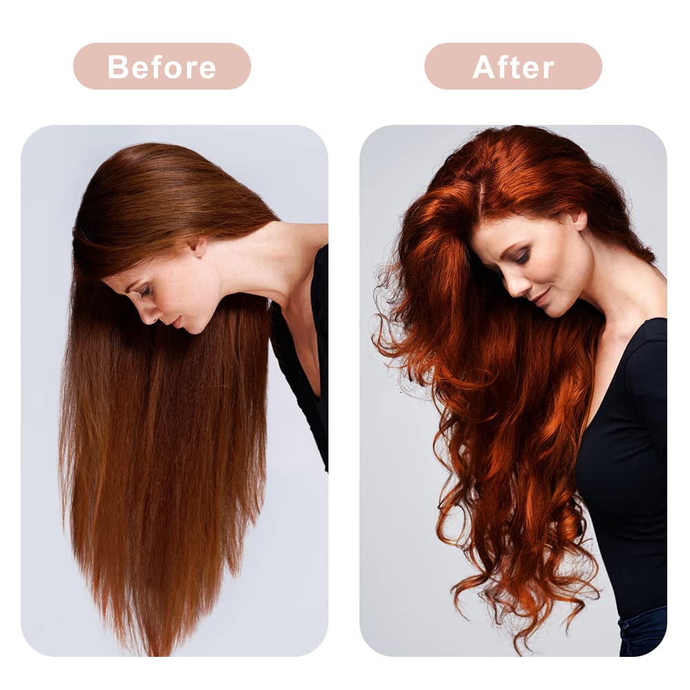 Rizador de pelo sin calor, juego de 2 rizos sin calor, sin calor, rizadores sin calor, rizadores de pelo sin calor, juego de rizos sin calor para