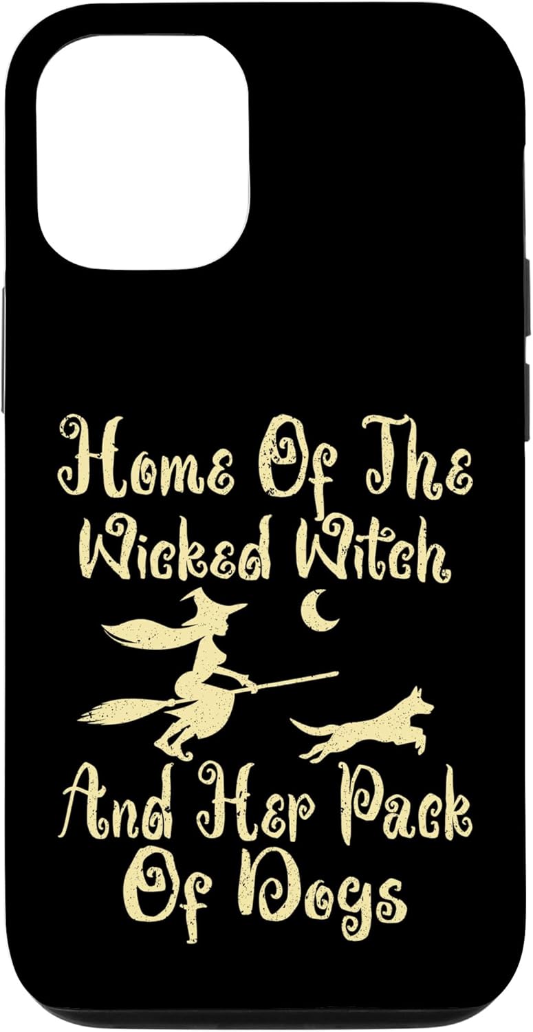Funda para iPhone 13 Pro Home Of The Wicked Witch And Her Pack Of Dogs Halloween