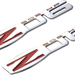 2 emblemas de Chevy Corvette C6 Z06, insignias 3D de 505 CV de repuesto para Chevrolet Corvette C6 2006-2013 (rojo cromado) 2 emblemas de Chevy Corvette C6 Z06, insignias 3D de 505 CV de repuesto para Chevrolet Corvette C6 2006-2013 (rojo cromado)