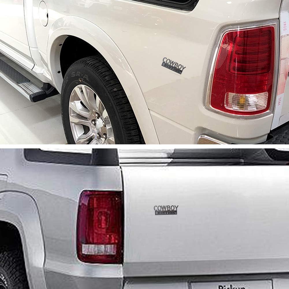 Adhesivo universal de repuesto para automóvil, camión, SUV, compatible con Ford F150, Jeep, Dodger, Chevrolet, insignia para portón trasero,