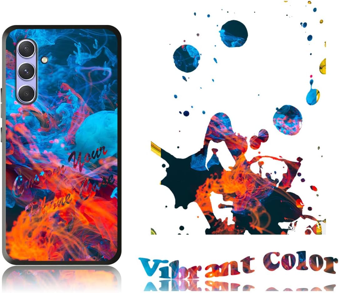 Custom Customize Photo Text Case for Samsung Galaxy A34 5G Personalized Picture Phone Cover for Samsung Galaxy A34 5G Compatible with Samsung Galaxy