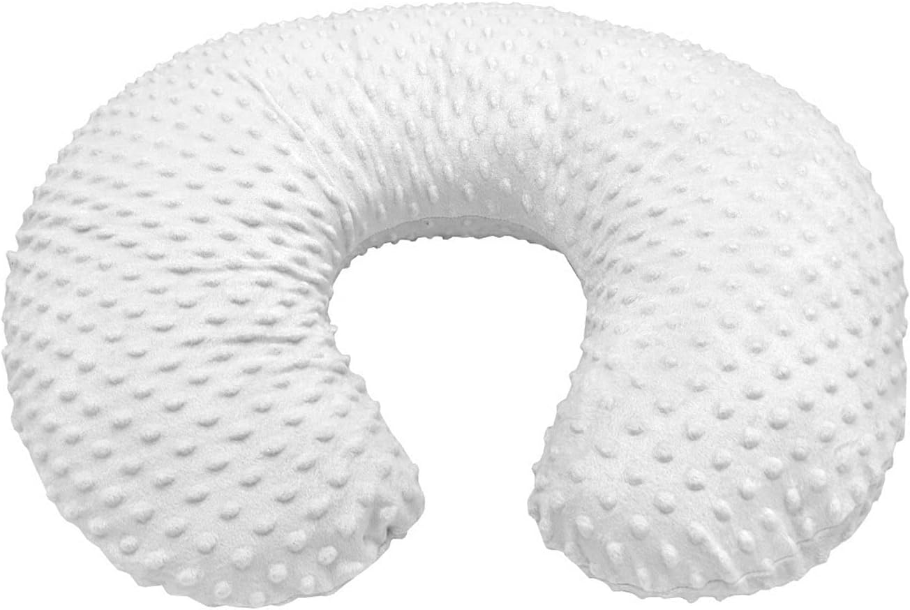 Funda de almohada de lactancia, funda de almohada de felpa para lactancia materna, se adapta a la almohada de lactancia, ultra suave y cómoda para
