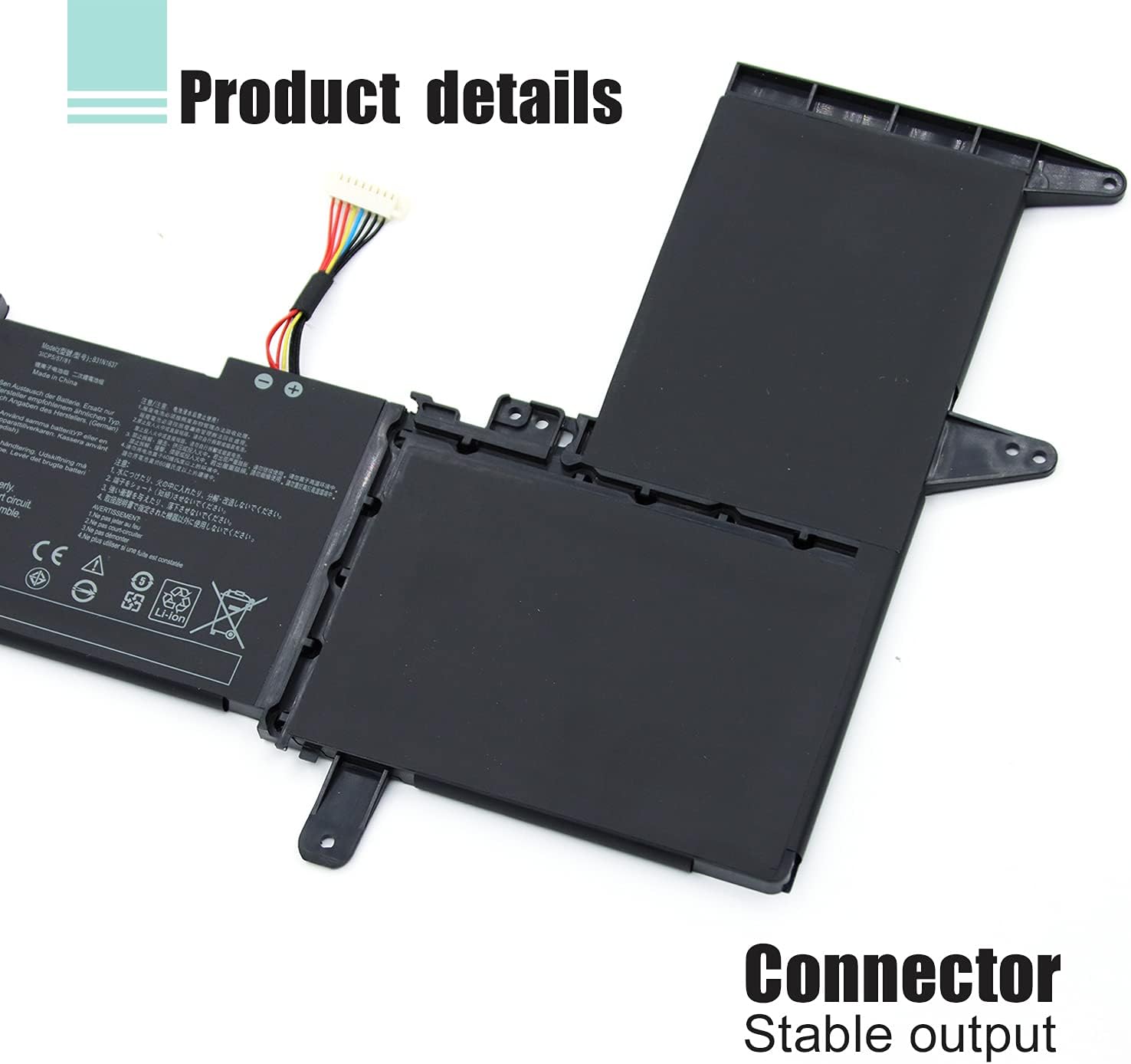 B31N1637 – Batería de repuesto para portátil Asus VivoBook X510 X510U X510UQ X510UA X510UAR X510UF VivoBook S15 S510U S510UF S510UQ S510UR S510UA