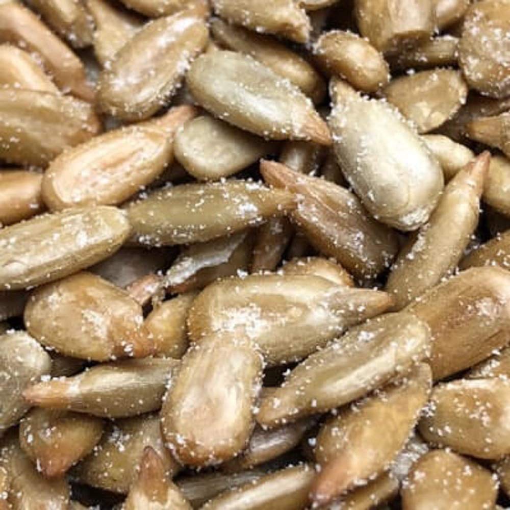 Farm Fresh Nuts Brand – Semillas de girasol tostadas en seco con sal del Himalaya (1 libra), tostadas en pequeños lotes, aptas para veganas y keto,