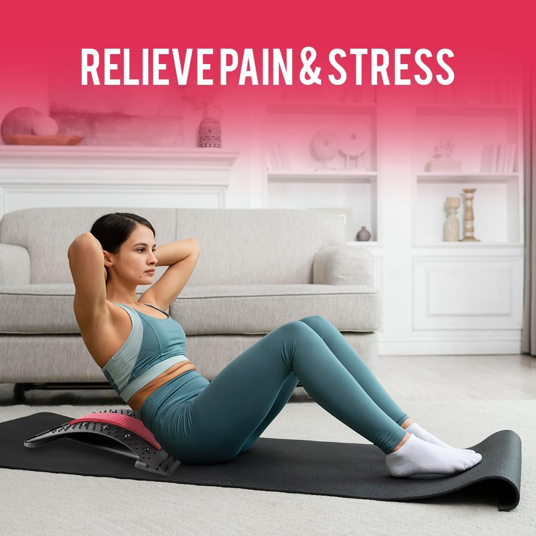 Aran co Everlasting Comfort – Estirador de espalda para aliviar el dolor de espalda baja, descompresión de columna vertebral y espalda con
