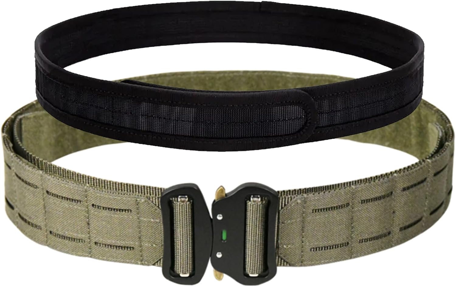 TWINFALCONS Molle Battle Belt Tactical Belt 2 Inch Law Enforcement Battle Belt Quick Release Duty Belt with 1.75″ Inner Belt