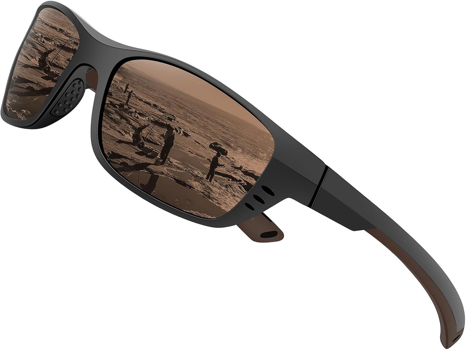 Ofwin Gafas de sol polarizadas de pesca para hombre, para conducir, correr, golf, deportes, protección UV, unisex
