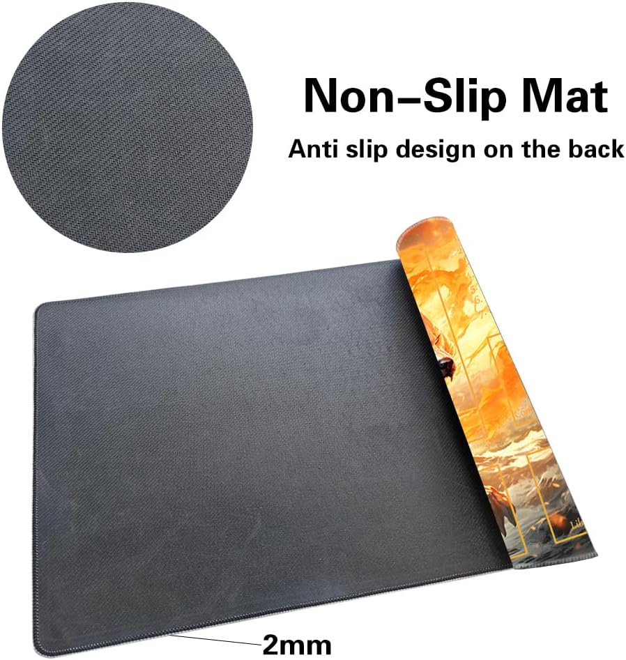 TCGMAT MTG Playmat – Impresión antideslizante en la parte trasera, ideal para entusiastas de los juegos de cartas, tapete de juego TCG, purificar