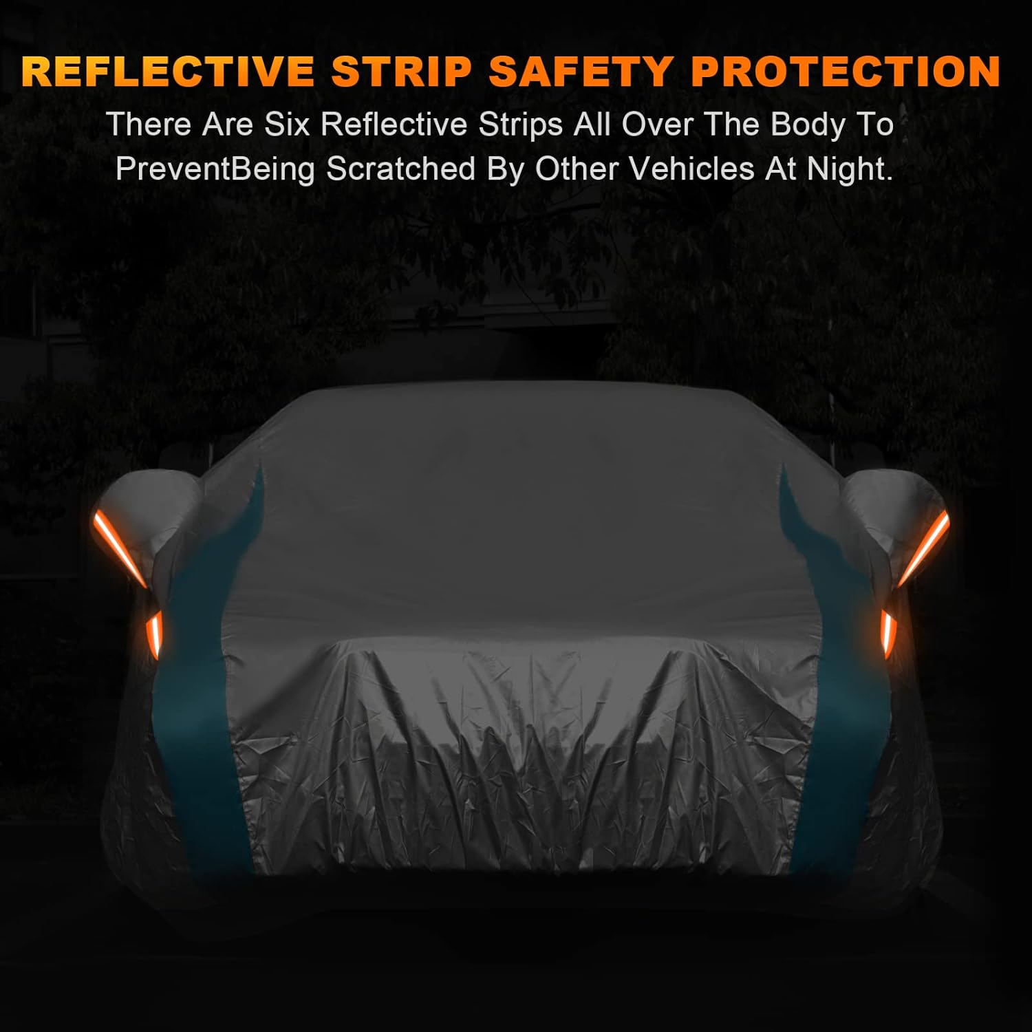 Funda impermeable para todo tipo de clima, transpirable, protección UV, a prueba de nieve, a prueba de polvo, universal (2 para automóvil