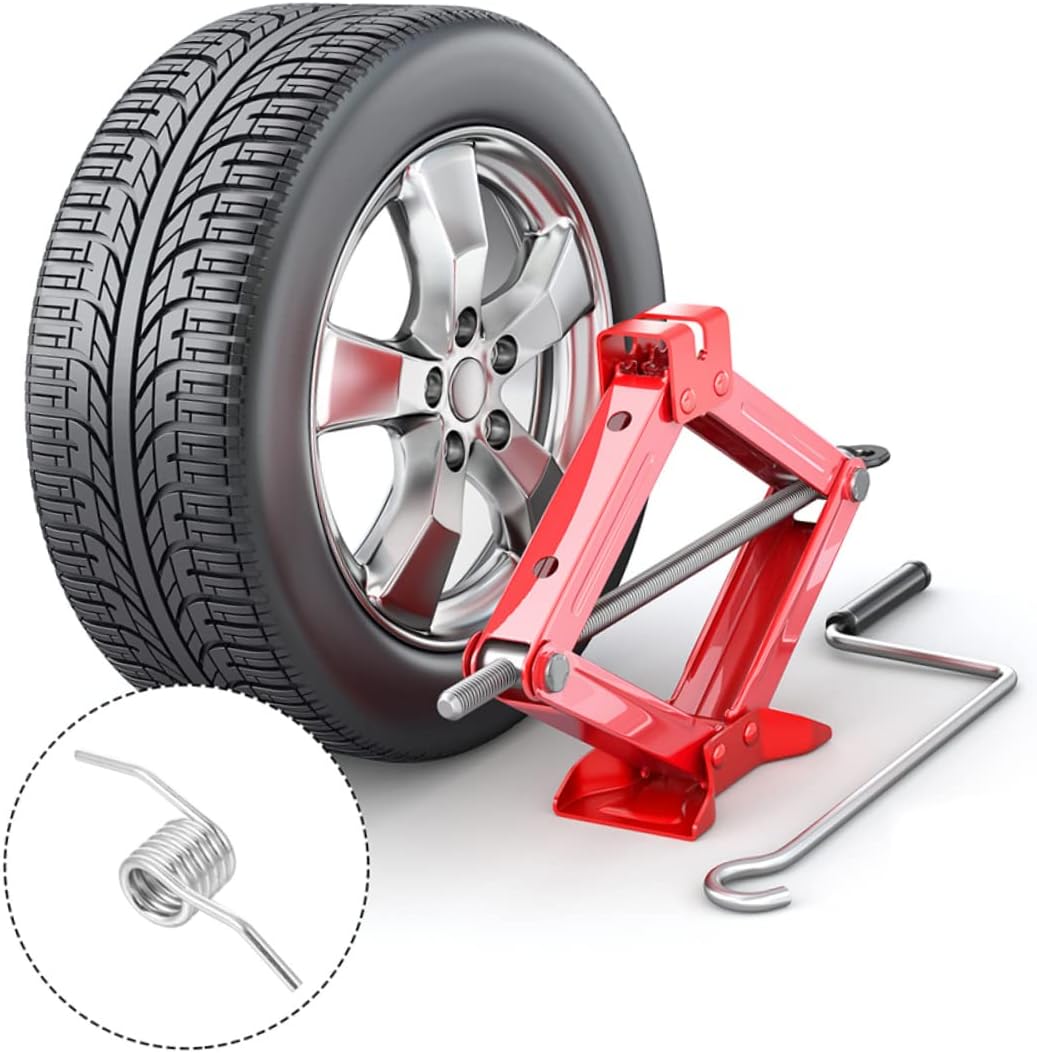 6 unids Jack Spring Car Floor Jack Accesorio de coche Piezas de coche Horizontal Jack Spring Hidráulico Jack Handle Hidráulico Jack Parts Car