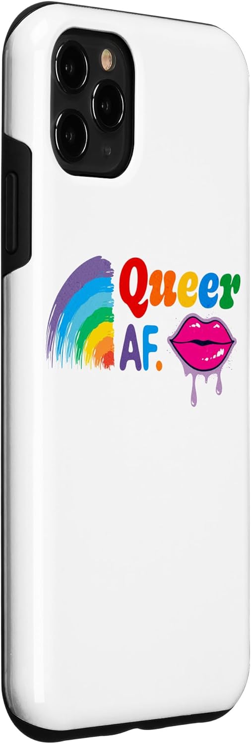 iPhone 11 Pro Max LGBTQ Comunidad Lesbiana Gay Bi Trans Queer Af Cultura Caso