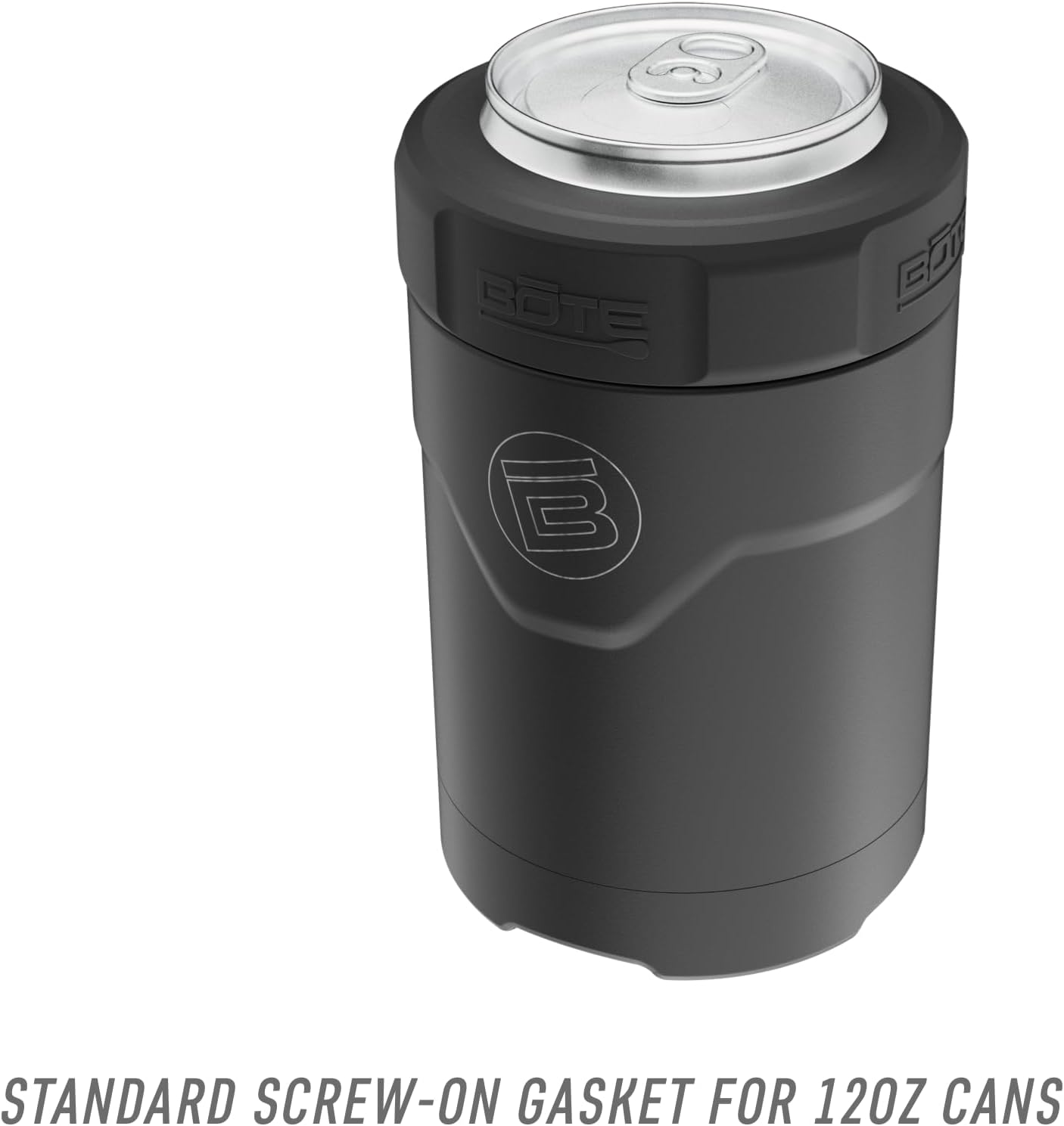 BOTE MagnePod Drinkware MAGNEChill – Enfriador de latas de tamaño corto, anillo de interruptor adaptable mantiene la cerveza fría lata aislada se