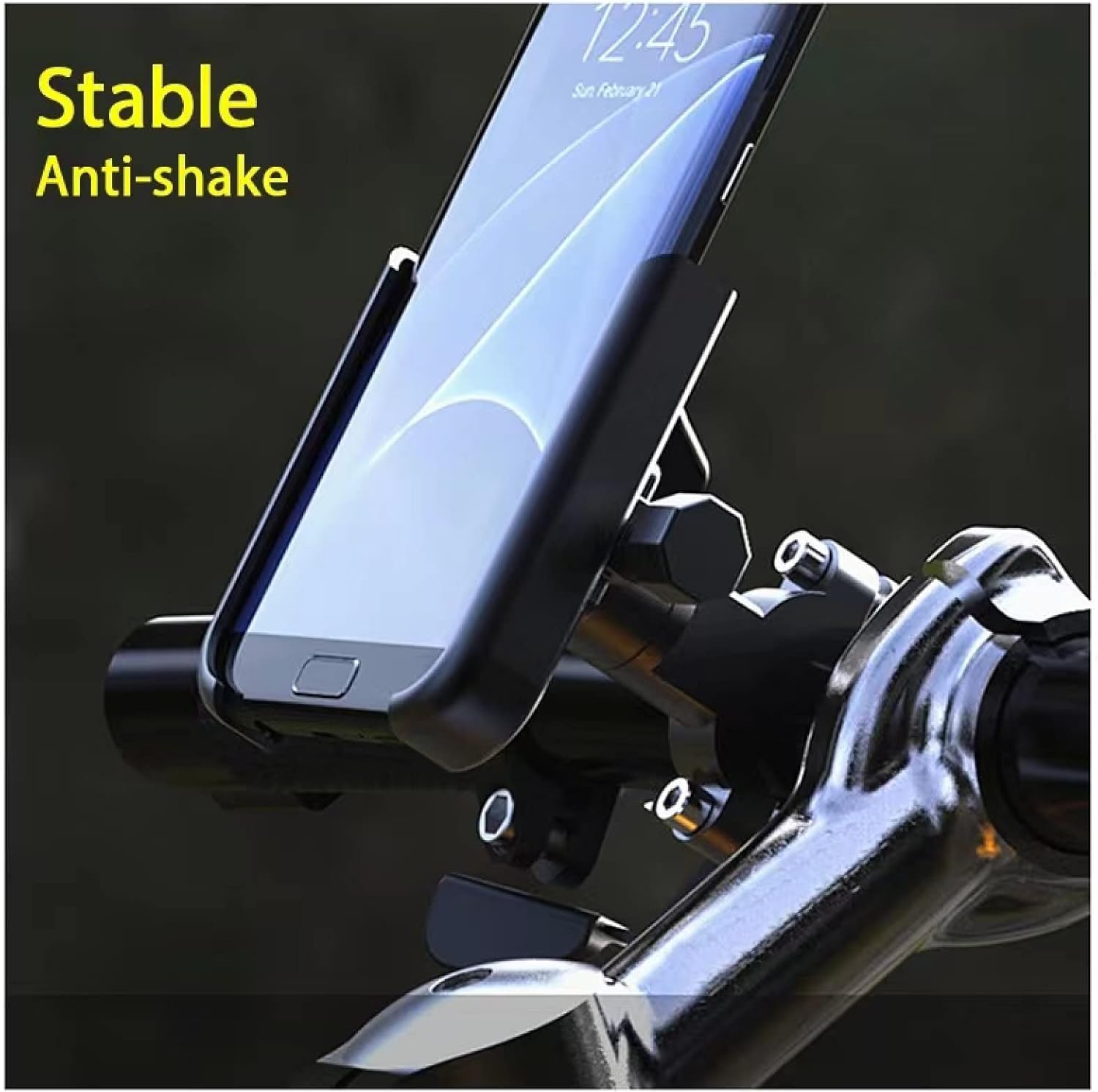 para Y-amaha FZ25 FZ-25 FZ 25 accesorios para todo el año, manillar de motocicleta, soporte de teléfono celular, soporte GPS, manillar plateado