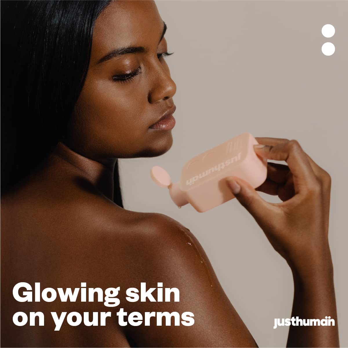 JustHuman Gel de ducha revitalizante hidratante y nutritivo con pH equilibrado, bálsamo de limón y albahaca sagrada para hombres y mujeres, sin